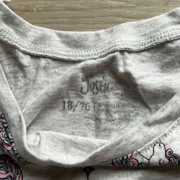 🦄  Justice Unicorn Top Bundle Tshirt Hoodie Sweatshirt Size Large 14 - Picture 6 of 7